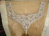 Vintage hand beaded yoke
