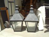 Pair of candle lantern's