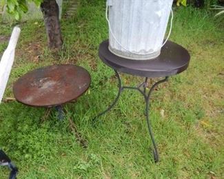 $20 - Trashcan and (2) Tables