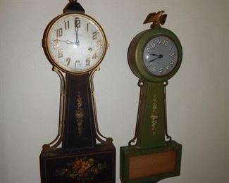 #14 $95 - Lot of (4) Clocks - Seth Thomas Naval, Stratford Westminster Chime, Ingraham Floral, and Green Gilbert 