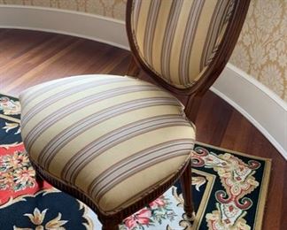 6. 12 Chairs, 10 Side & 2 Arm Upholstered Dining Room Chairs, $ 4,500.00