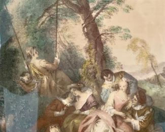 18. Pair of 18th Century French Aristocrats (15.5'' x 19''), $ 500.00