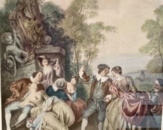 18. Pair of 18th Century French Aristocrats (15.5'' x 19''), $ 500.00
