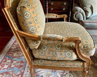34. Fauteuel Upholstered Chair (28'' x 27'' x 36''), $ 900.00