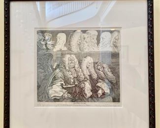 181. Print of English Barristers, $ 600.00