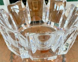 186. Orrefors Crystal Bowl, $ 80.00