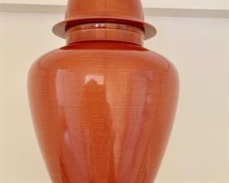 211. Ceramic Lidded Urn (As Is), $20.00
