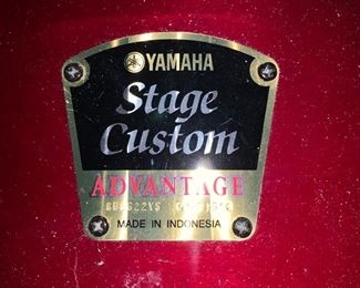 167. Yamaha Custom Stage 5 pc. Drum Set (Wood Shell - Air Seal System), $ 400.00