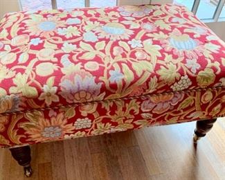 175. Upholstered Ottoman on Casters (35'' x 22'' x 19''), $ 400.00