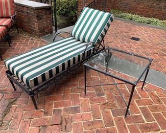 204. Brown Jordan Calcutta Chaise Lounge. $ 1,100 203. Brown Jordan Side Table, $ 300.00