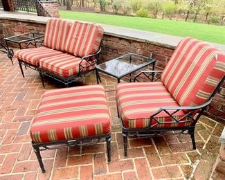 200. Brown Jordan Calcutta Chair and Ottoman, $ 800.00