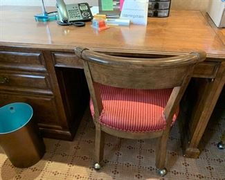 100. 3 Shearling Collection 4 Drawer Desks w/ Corner Connector Piece (66'' x 30'' x 31''), $ 450.00 ea.