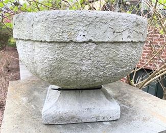 214. Round Cement Planter, $ 75.00