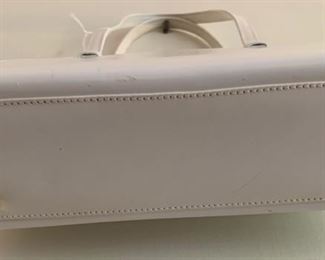 Lambertson Truex White Footed Handbag (9'' x 6.5'') $110