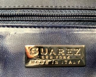 Suarez Navy Shantung Silk Handbag (7'' x 7'') $60