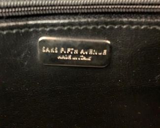 Saks Fifth Avenue Red Handbag (12.5'' x 11'') $60
