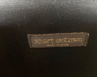 Stuart Weitzman Black Satin Handbag (8.5'' x 6'') $60