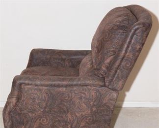 F4 	Unbranded Jacquard Microsuede Recliner (31x40x36)              	$74.95