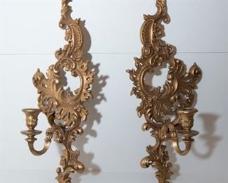 C14	Vintage Molded Plastic Sconces 19”	$9.95