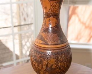C16	Wooden Floor Vase 2Ft	$16.95