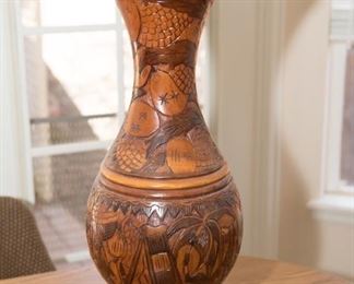 C16	Wooden Floor Vase 2Ft	$16.95
