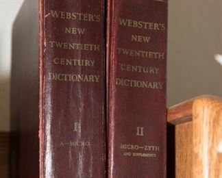 B1	Pair of Leather Bound Webster's Dictionaries	$19.95