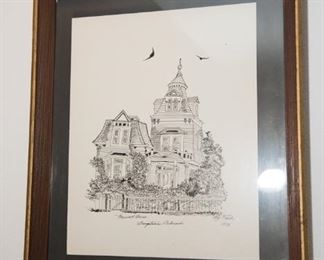 A1	Maxwell House Ink Drawing Georgetown CO Kay Nash 1973	$45.95