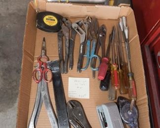 GT298	Misc Lot of Tools #5 Craftsman Screwdrivers Tapes, Vise Grips	$27.95