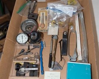 GT318	Misc Box of Tools #13 Feeler Blades, Gauges, Mirror	$17.95