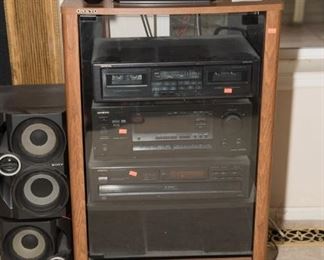 E18	Onkyo Stereo Cabinet  22w 17.5d x 38h	$34.95