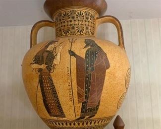 Replica Vase hand made In Greece with paperwork. 175.00