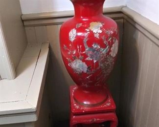 Pair of vases minor damage 125.00