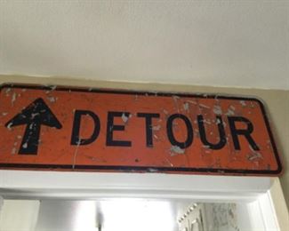 Metal sign retired from duty is rough but ready $25.00SALE $20.00