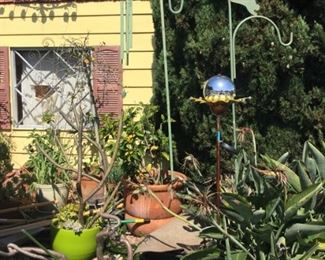 Powder coated green extra tall Windchime with lovely sound shepherds hook $10.00 windchime is $25.00 SALE $20.00