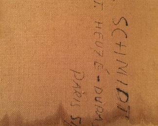 This is the back of the man in red painting