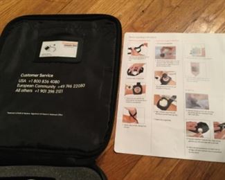 Inner pocket with instructions and contact info