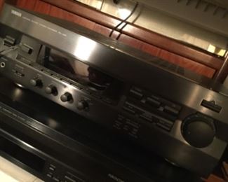 Yamaha Natural Sound Stereo Receiver RX-496 with manual, selling on eBay $100.00, has six output functions, our price $45.00