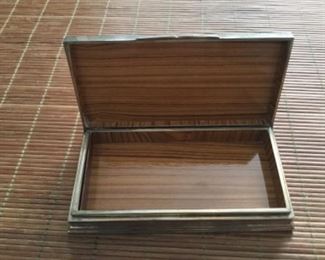 Lovely wood lined interior