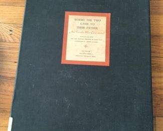 Tentative hold inquire if interested Where the two came to their father book, value is in 18 amazing artwork plates, each suitable for framing, book has Joseph Campbell commentary, 1943