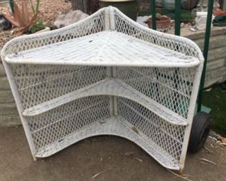 Wicker corner stand $10 SALE $5.00
