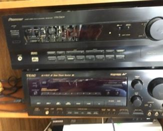 Pioneer receiver, Teac home theater, $45.00 each