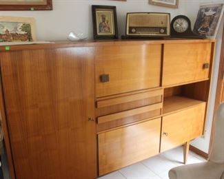 German Mid Century Modern China Cabinet Asking $500