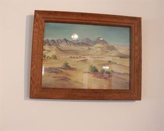 Desert Oil Painting $50