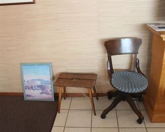 Stool $20, Office Chair $40