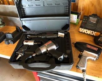 3 piece air tool set with box 
