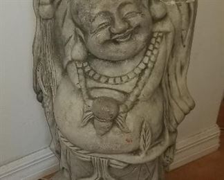 CONCRETE BUDDHA - SMALL REPAIR - $ 175.00 -- PLEASE CALL 407.865.1004 FOR BEST PRICE!!
