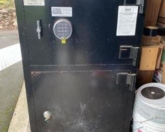 46 x 26 x 20- Electronic entry safe- for firearms, important paperwork, keepsakes, and precious metals. This is a VERY heavy, top-tier. Not the simple floor model. $400-