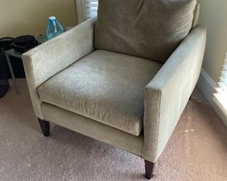Boston Interiors Chair ===> $ 150                                                          Dimensions: 37" W x 25" H (arm rest)