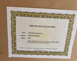 ALT VIEW: The Wizard of Oz Photograph  ca. 1938