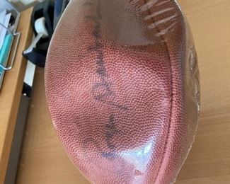 ALT View: Autographed Roger Staubach football       
===> $175